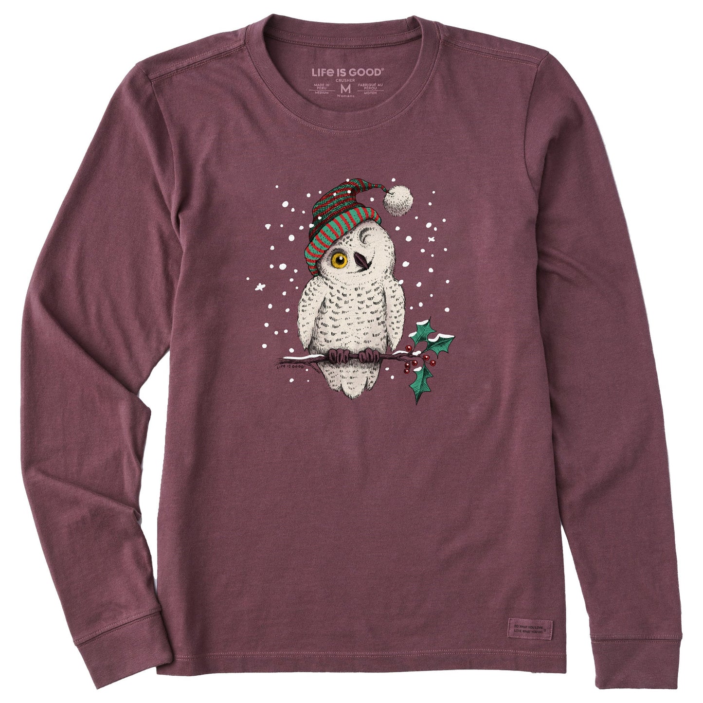 Women's Winter Hoot Long Sleeve Crusher Tee
