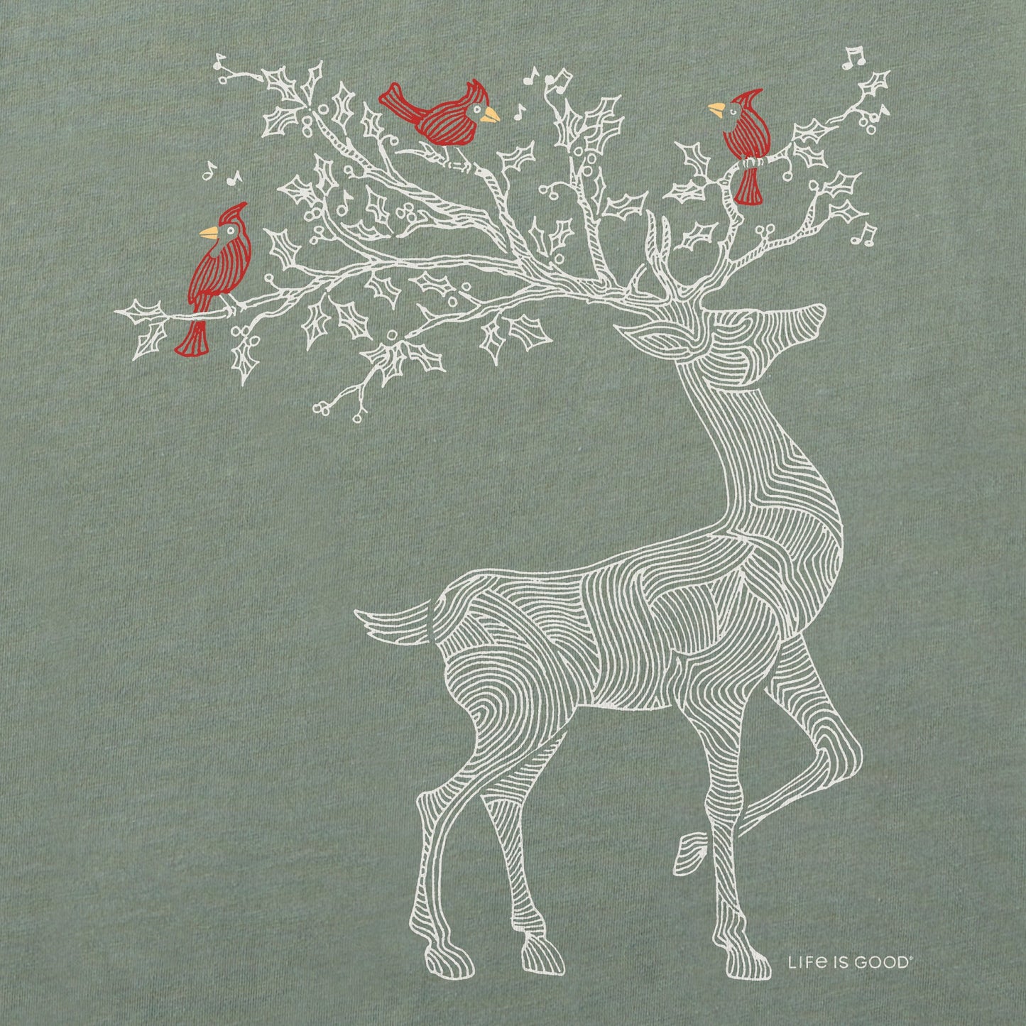 Women's Dear Cardinals Long Sleeve Crusher Tee