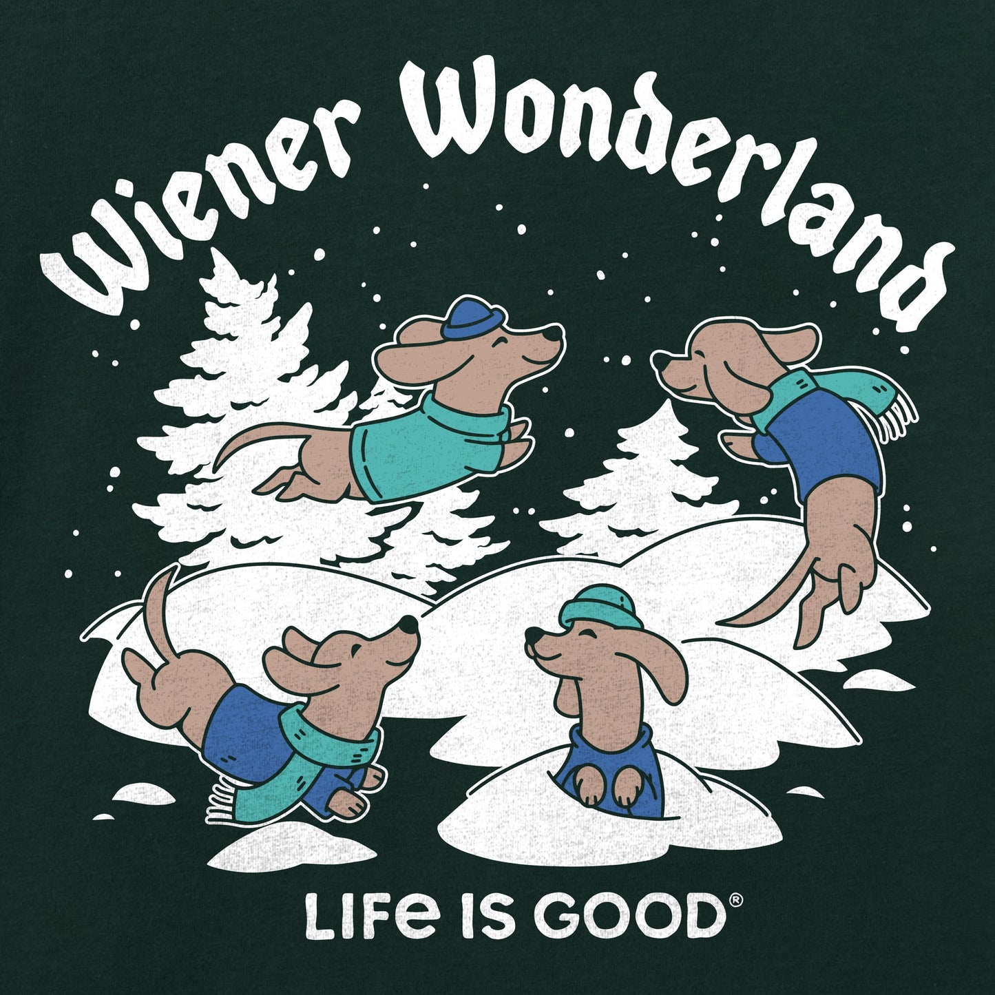 Women's Wiener Wonderland Long Sleeve Crusher Tee
