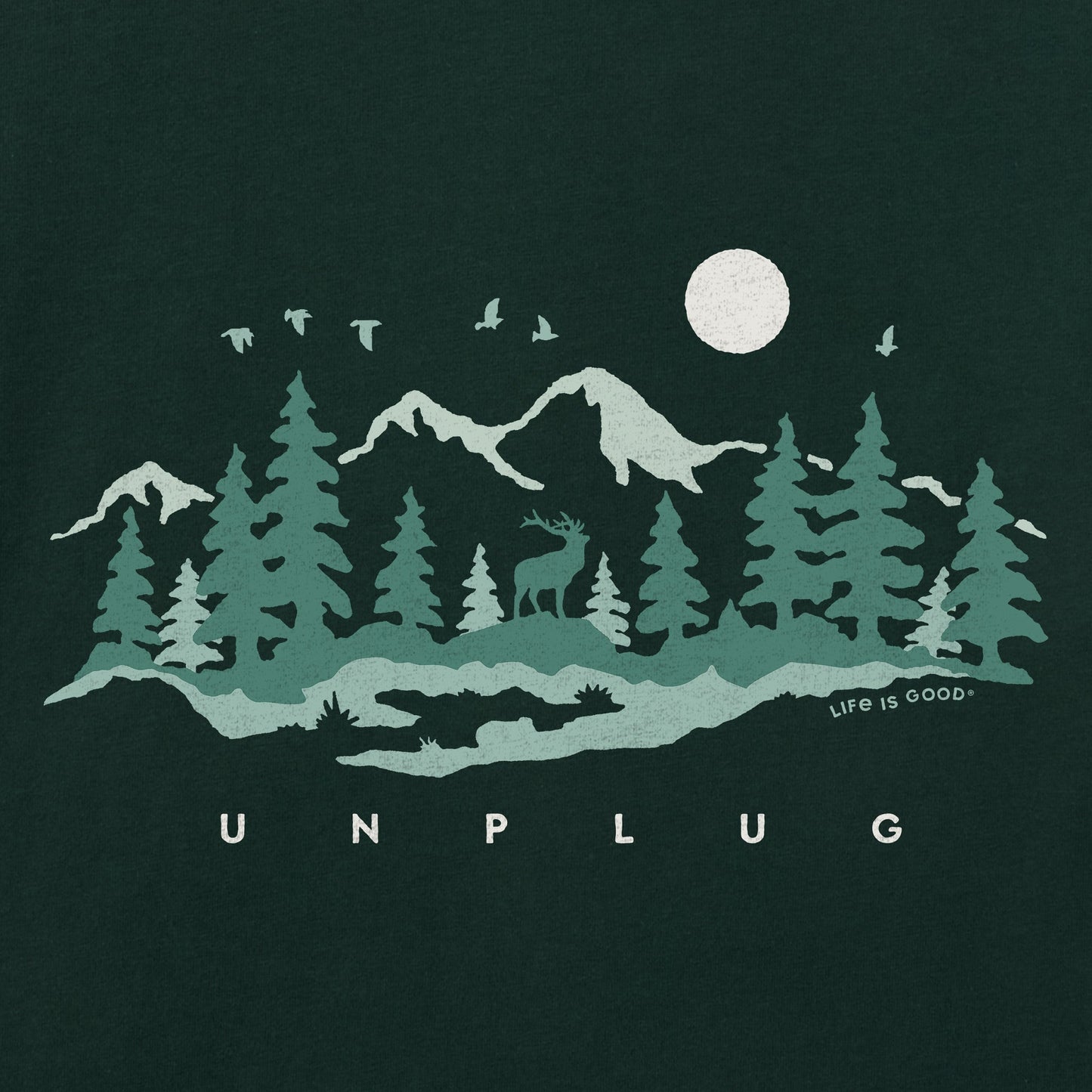 Women's Unplug in the Outdoors Long Sleeve Crusher Tee