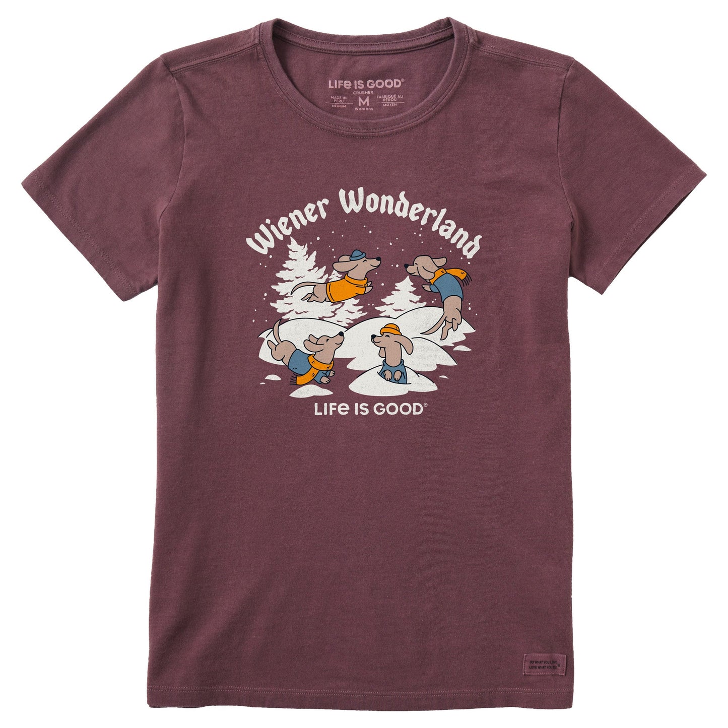 Women's Wiener Wonderland Short Sleeve Crusher Tee