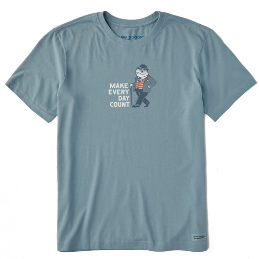 Men's Make Every Day Count Toad Short Sleeve Crusher Tee