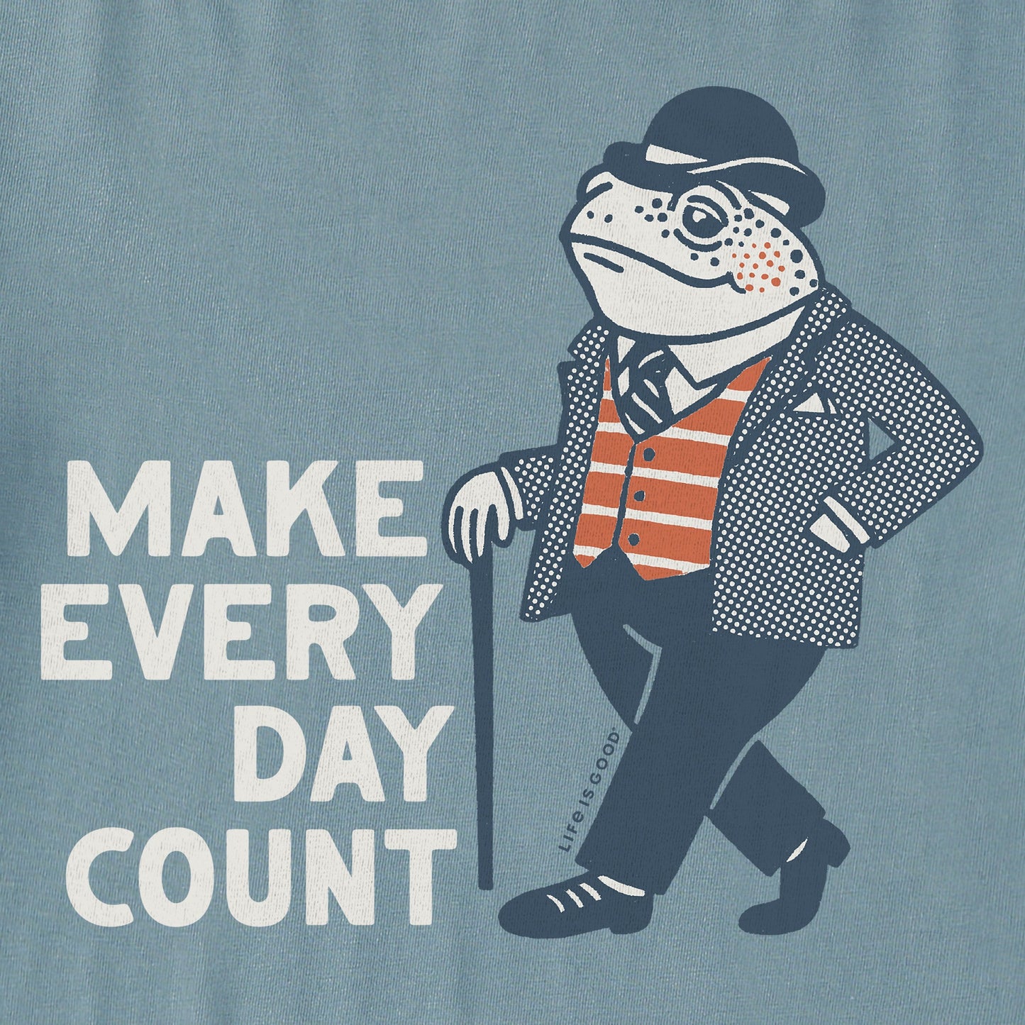 Men's Make Every Day Count Toad Short Sleeve Crusher Tee