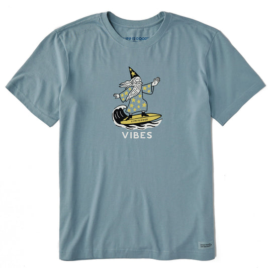 Men's Vibes Wizard Short Sleeve Crusher Tee