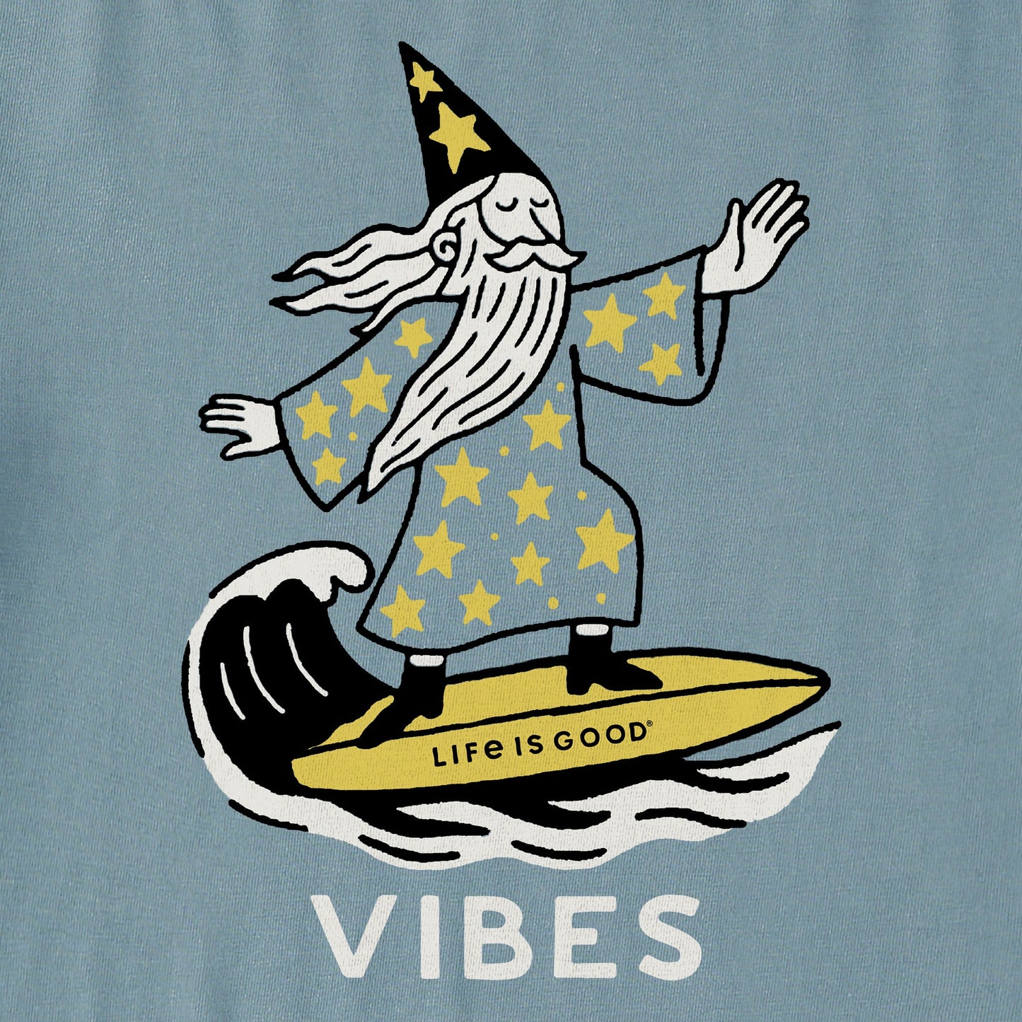 Men's Vibes Wizard Short Sleeve Crusher Tee