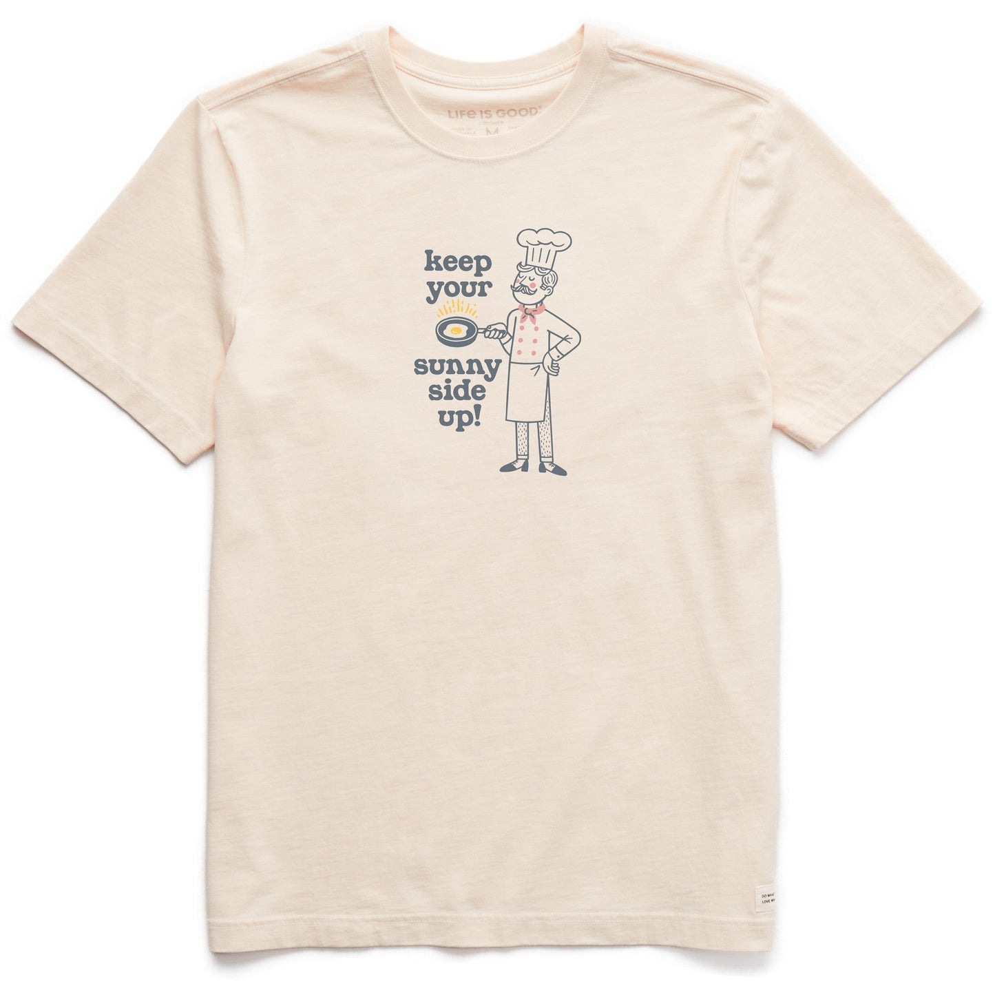 Men's Sunny Side Up Chef Short Sleeve Crusher Tee