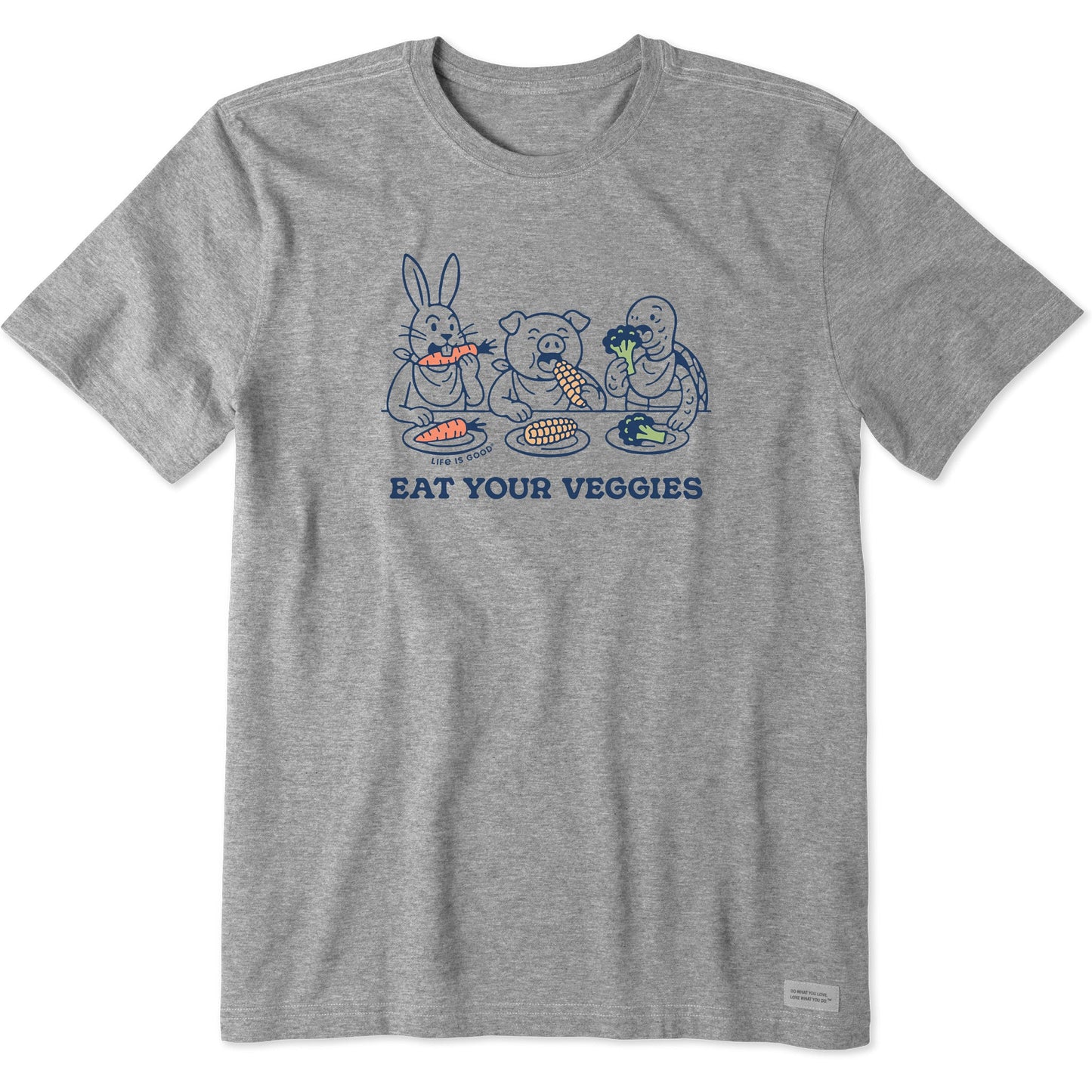 Men's Eat Your Veggies Animals Short Sleeve Tee