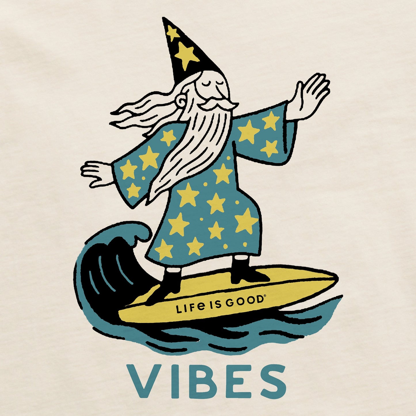 Women's Vibes Wizard Short Sleeve Crusher Boxy Tee