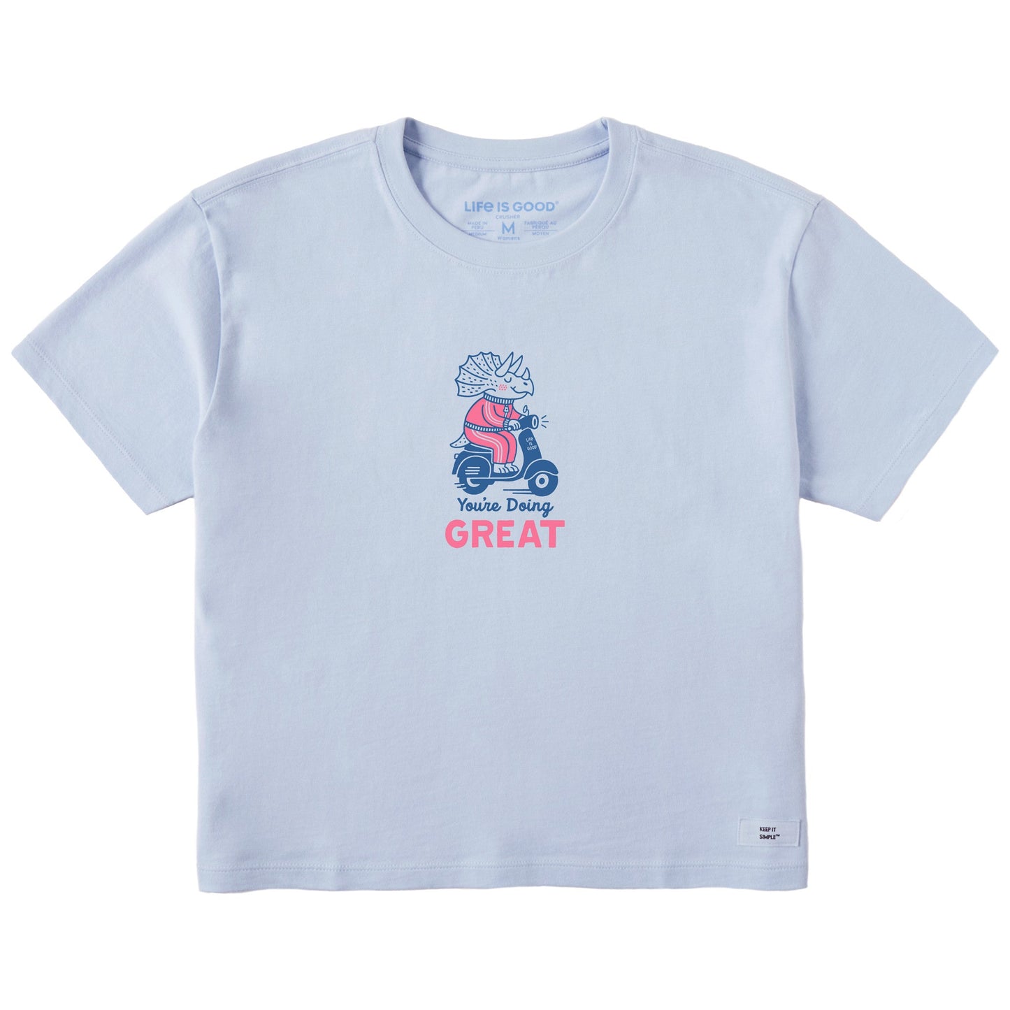 Women's You're Doing Great Short Sleeve Crusher Boxy Tee