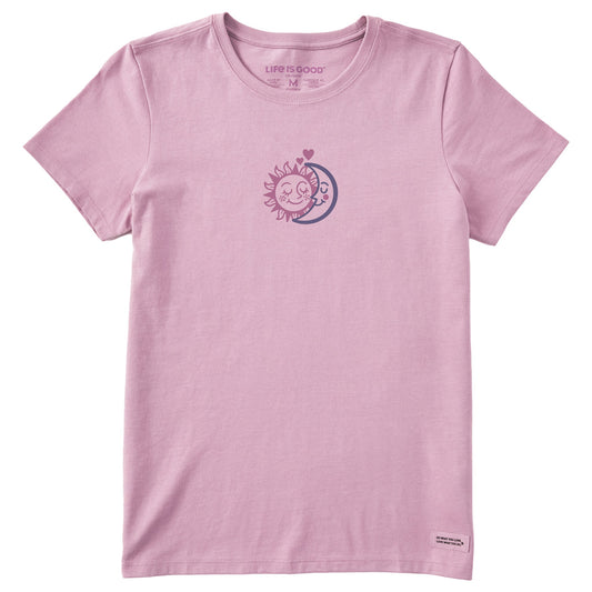 Women's Sun and Moon Short Sleeve Crusher Tee