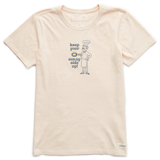 Women's Sunny Side Up Chef Short Sleeve Crusher Tee