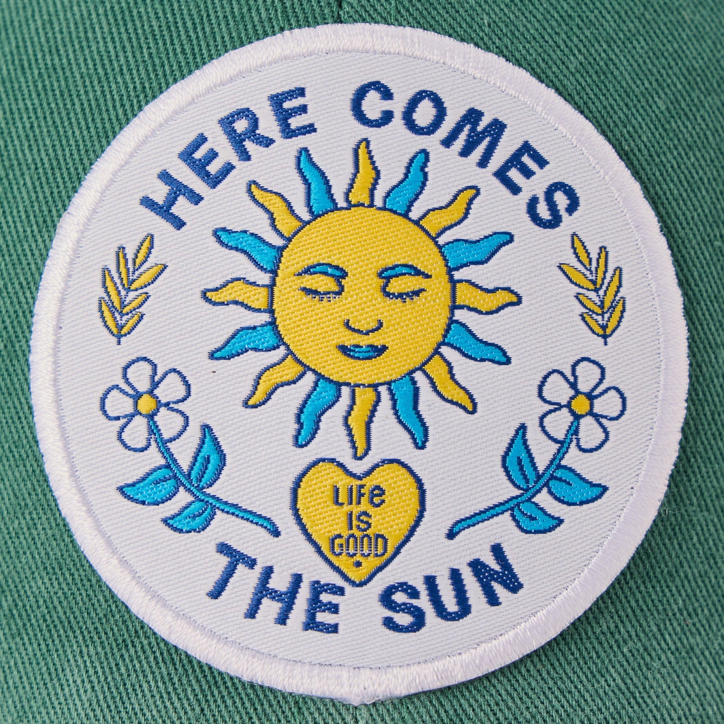 Adult Unisex Here Comes the Sun Patch Chill Cap