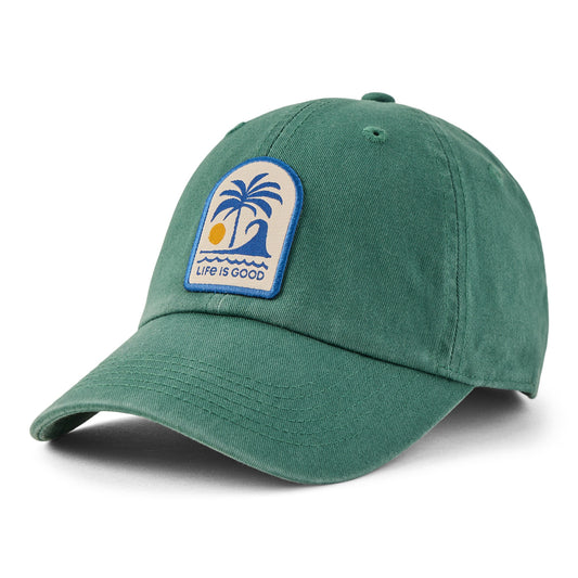 Adult Unisex Palm Wave Patch Chill Cap