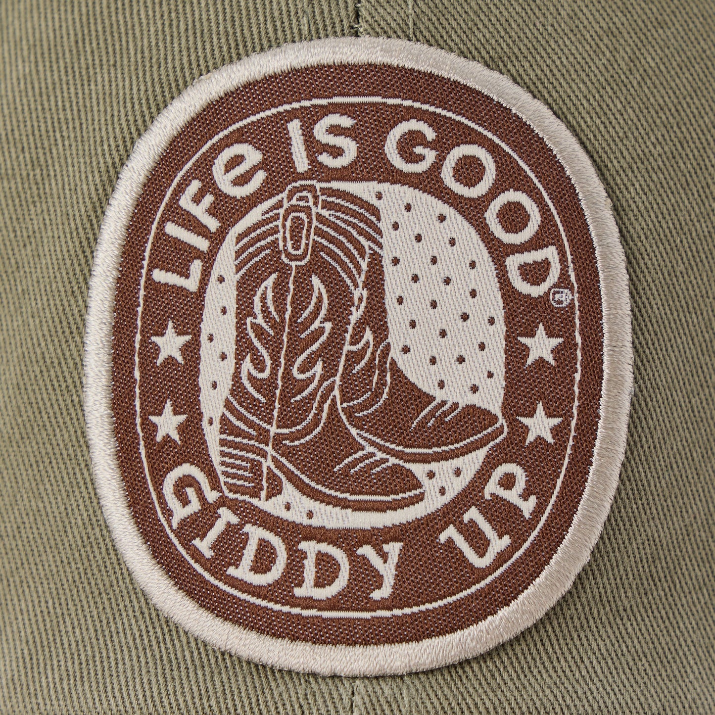 Adult Unisex Giddy Up Patch Chill Cap