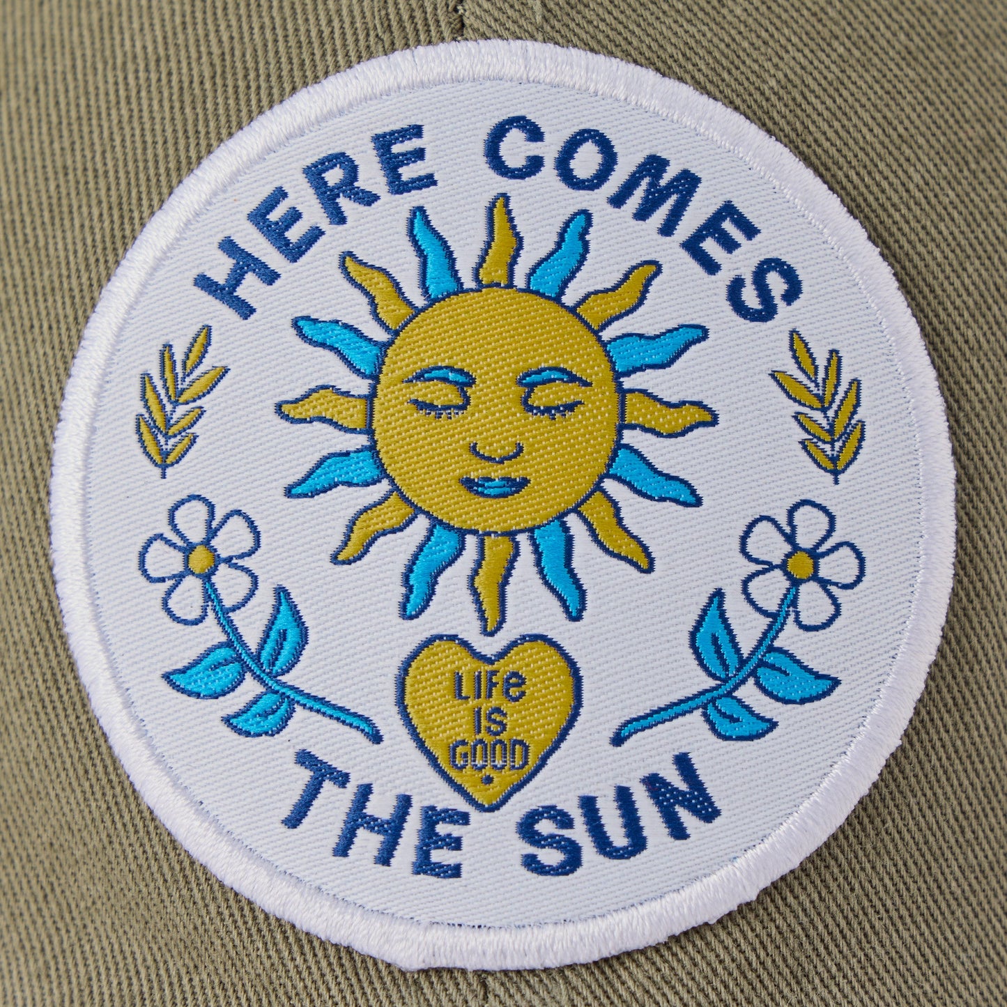 Adult Unisex Here Comes the Sun Patch Chill Cap