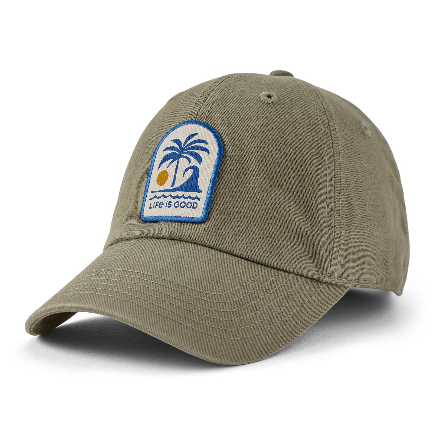 Adult Unisex Palm Wave Patch Chill Cap