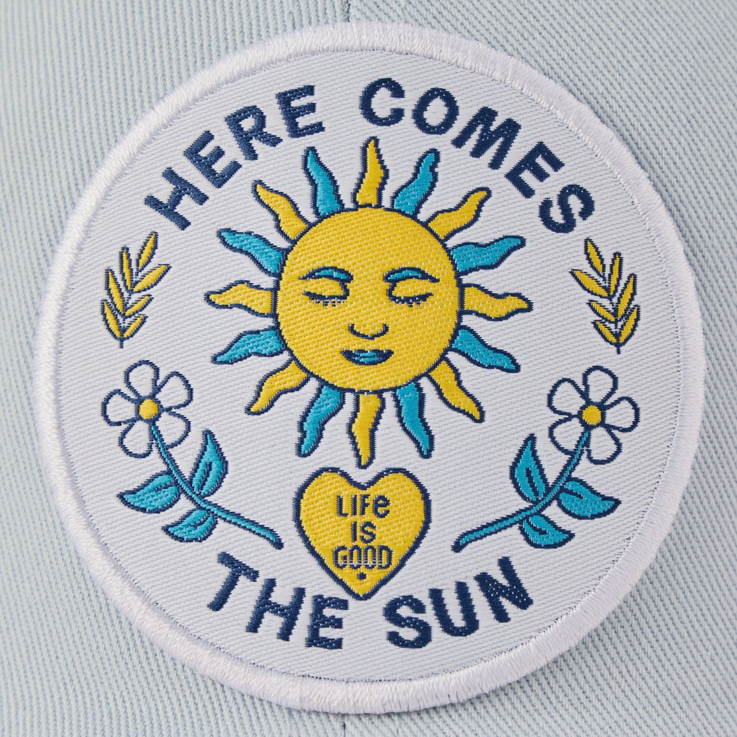 Adult Unisex Here Comes the Sun Patch Chill Cap