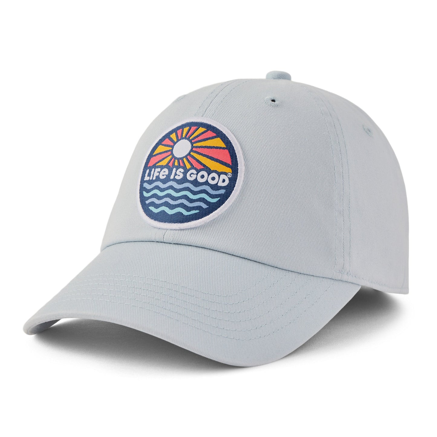 Adult Unisex Sunset Waves Patch Chill Cap