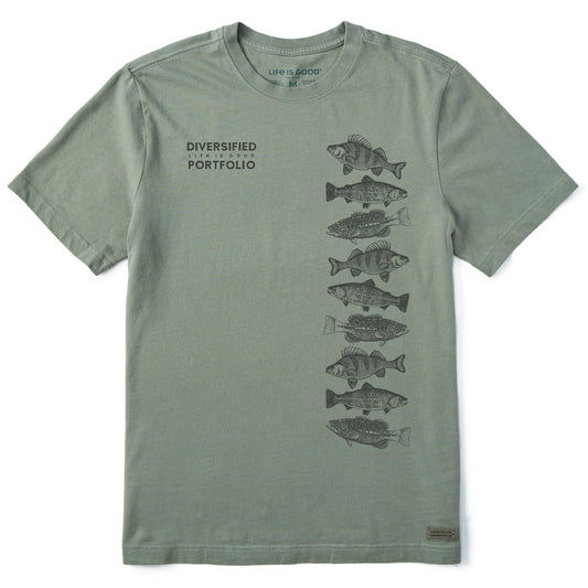 Men's Diversified Portfolio Fish Short Sleeve Tee