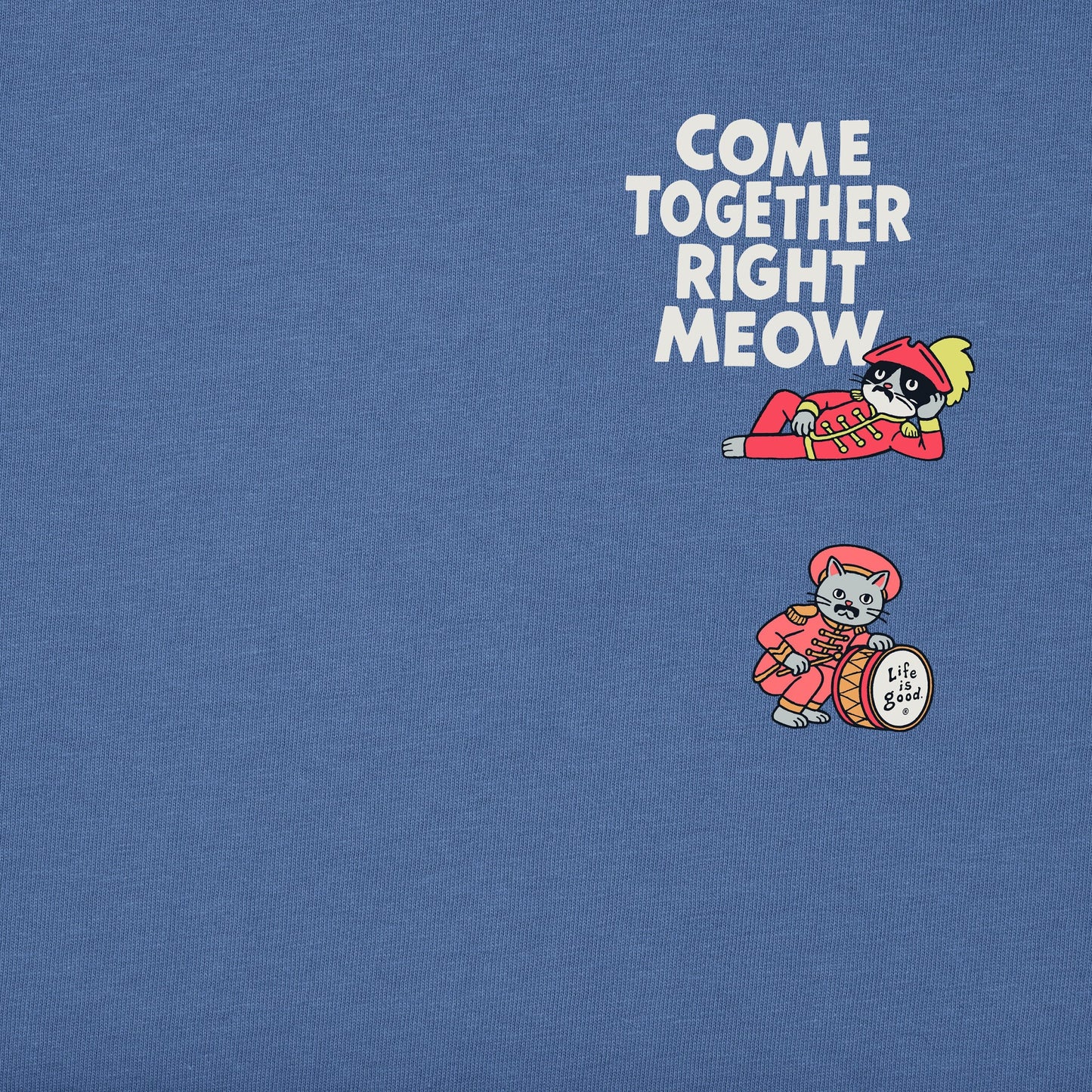 Men's Come Together Right Meow Cats Short Sleeve Tee