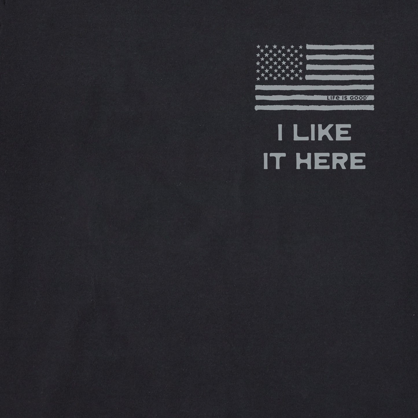 Men's Land of the Free I Like it Here Short Sleeve Crusher Tee