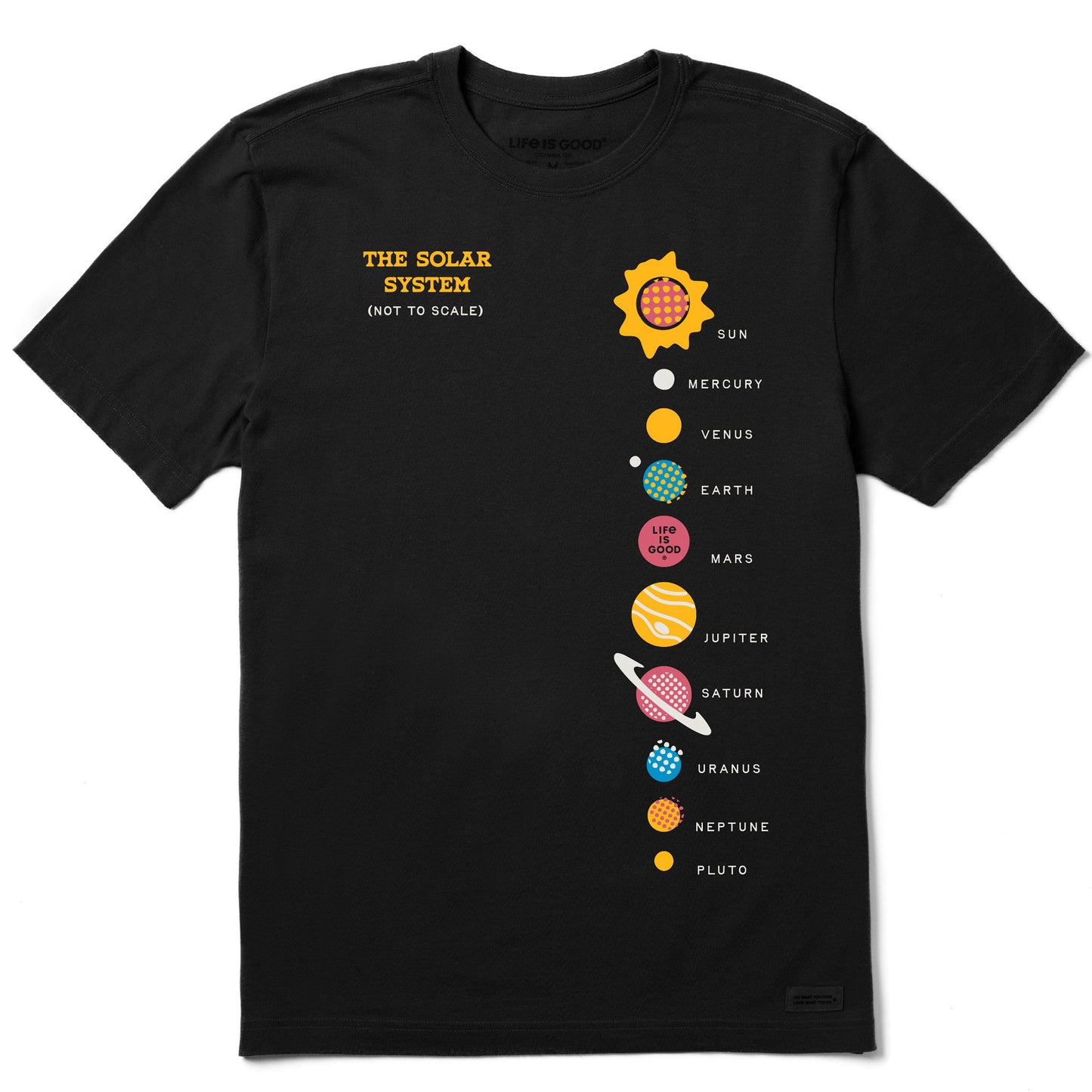 Men's Solar System Short Sleeve Crusher Tee