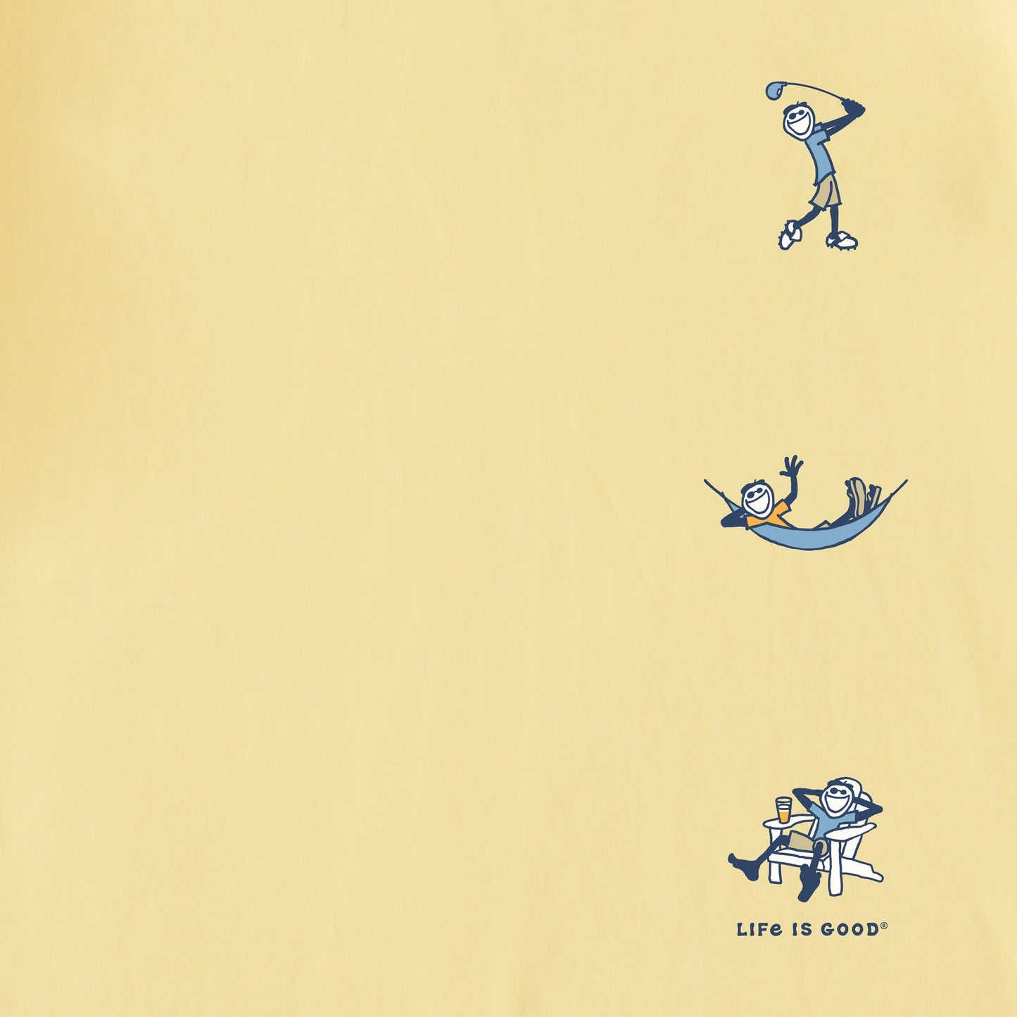 Men's Not Working from Anywhere Medley Short Sleeve Crusher Tee