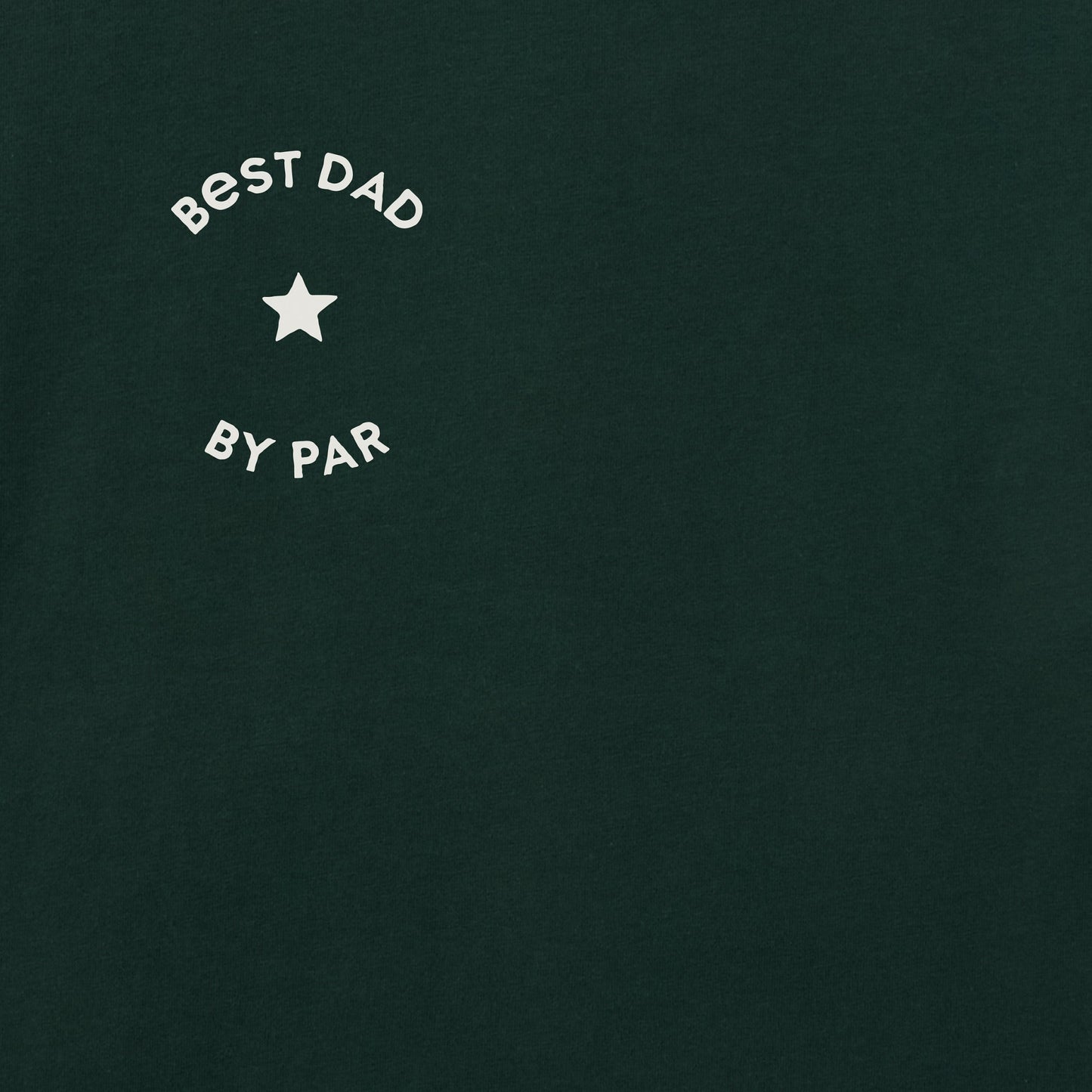 Men's Best Dad by Par Medley Short Sleeve Crusher Tee