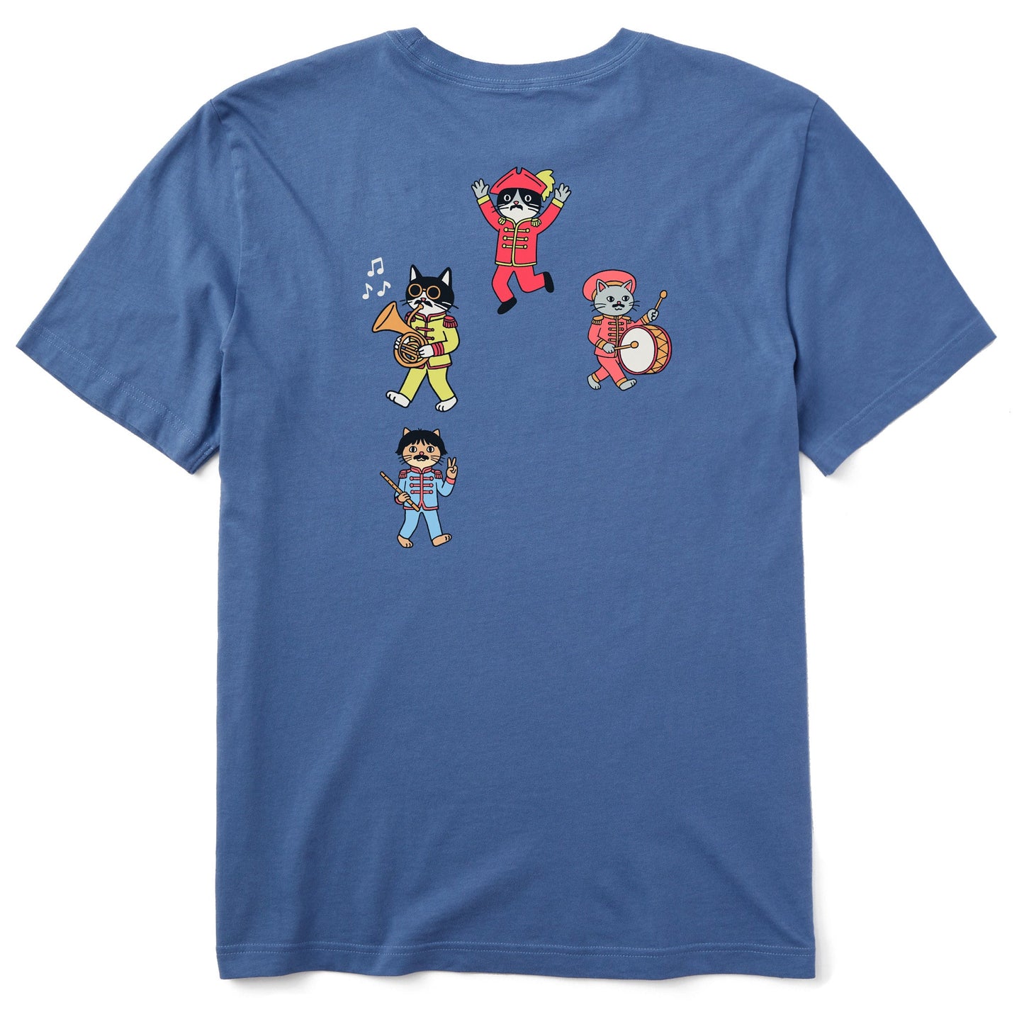 Men's Come Together Right Meow Cats Short Sleeve Tee