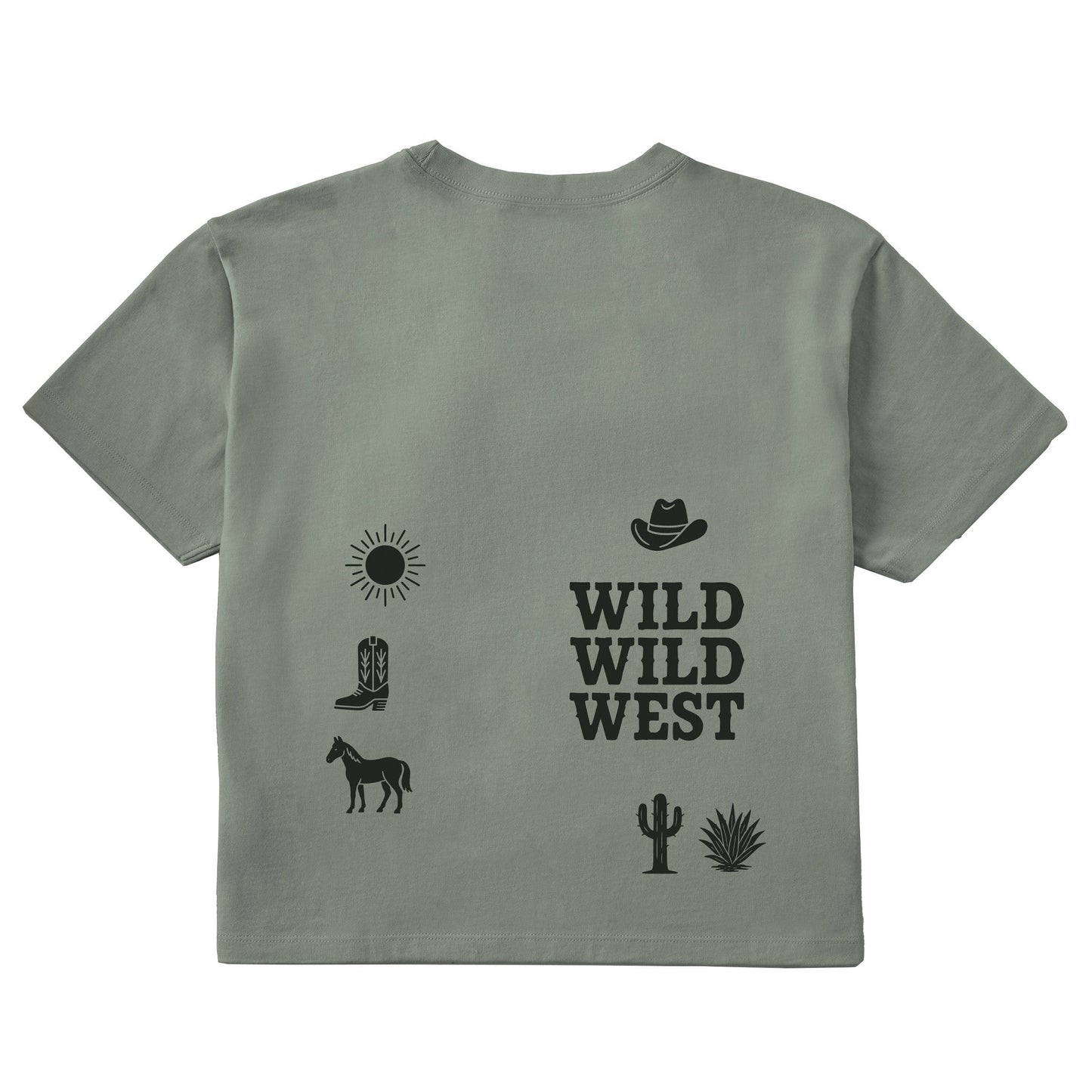 Women's Cowboy Medley Short Sleeve Crusher Boxy Tee