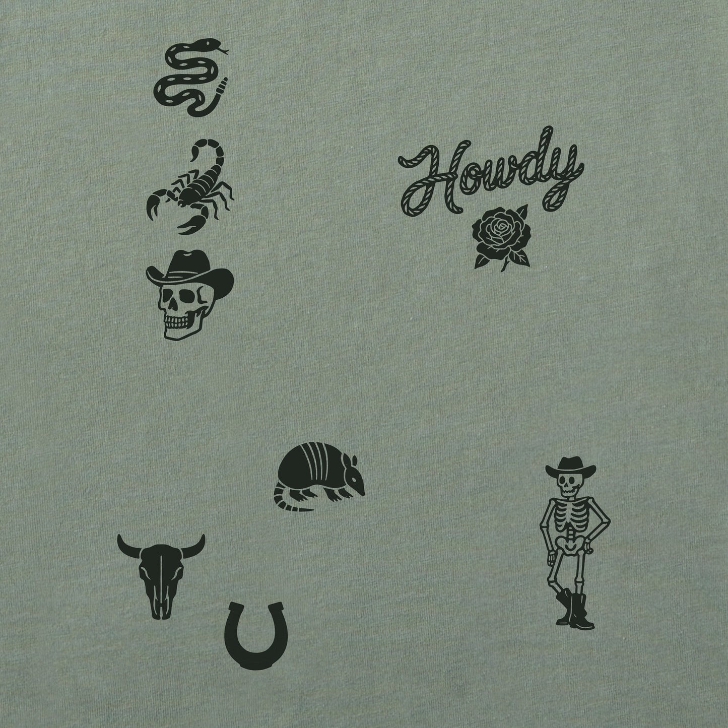 Women's Cowboy Medley Short Sleeve Crusher Boxy Tee