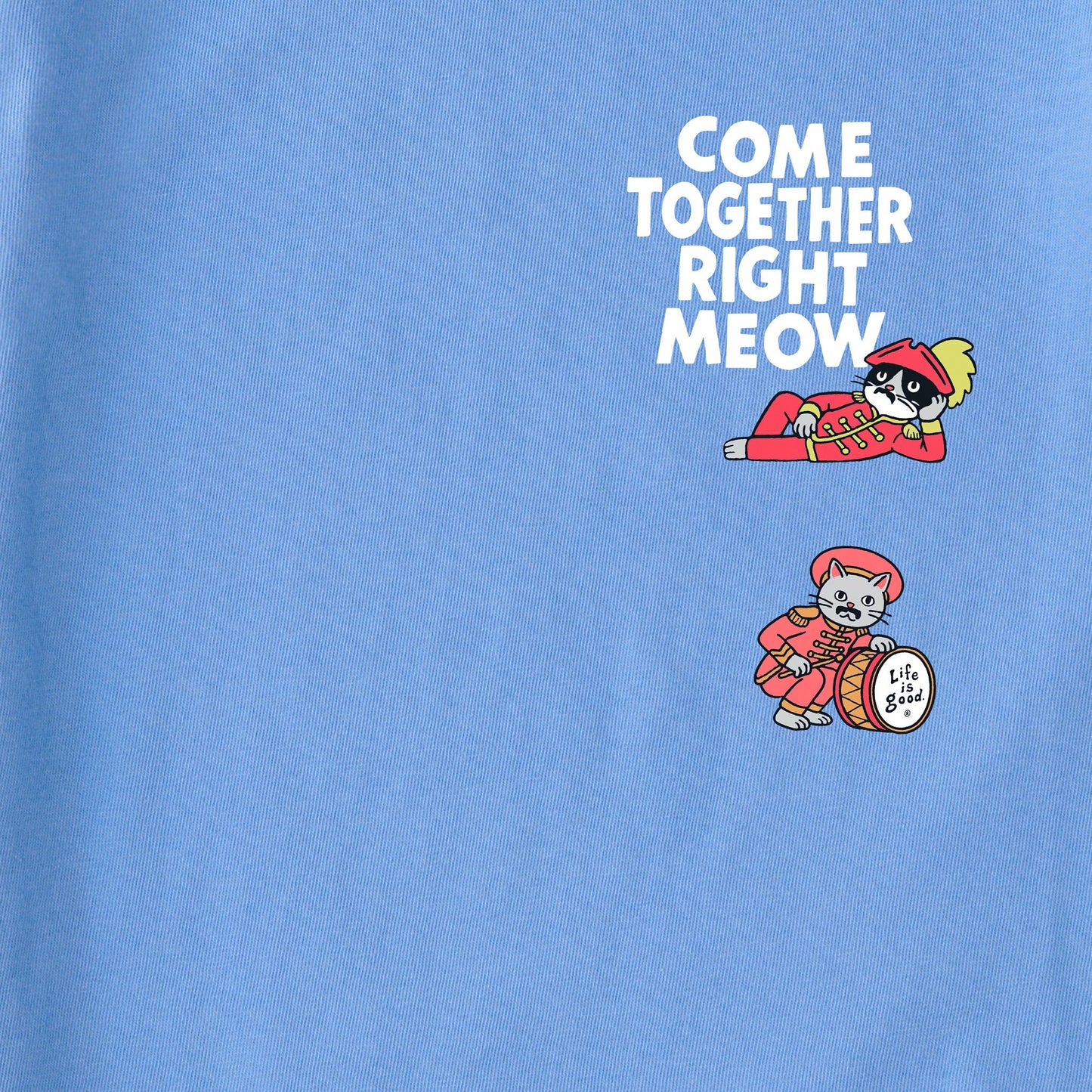 Women's Come Together Right Meow Cats Short Sleeve Tee