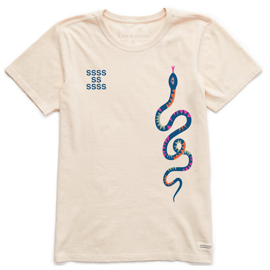 Women's SSSSSS Snake Short Sleeve Crusher Tee
