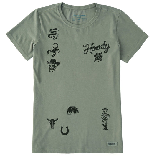 Women's Cowboy Medley Short Sleeve Crusher Tee