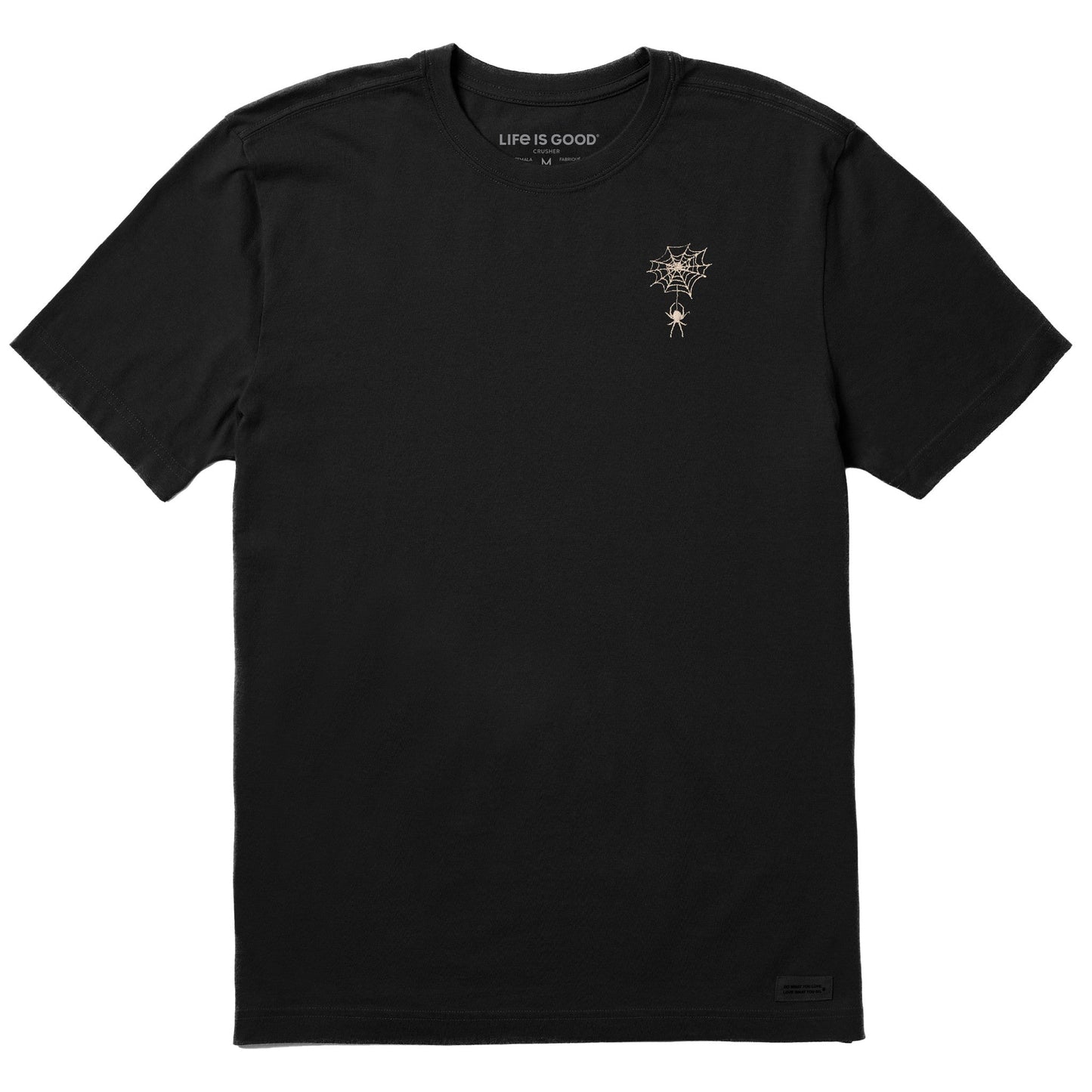 Men's Embroidered Spiderweb Short Sleeve Crusher Tee