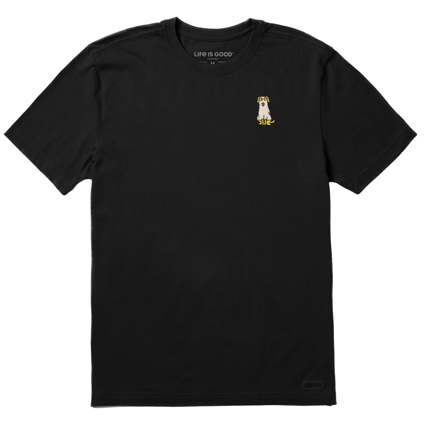 Men's Embroidered Silly Ghost Pup Short Sleeve Crusher Tee