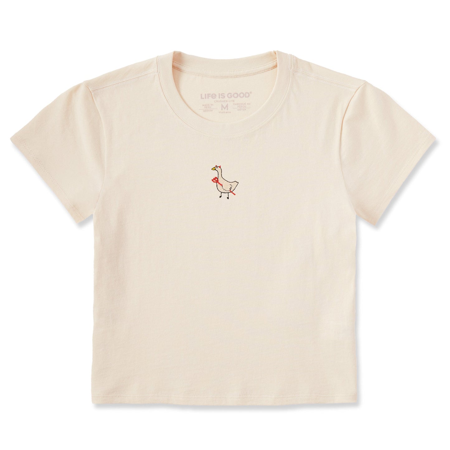 Women's Embroidered Devil Goose Crusher-LITE Shrunken Tee