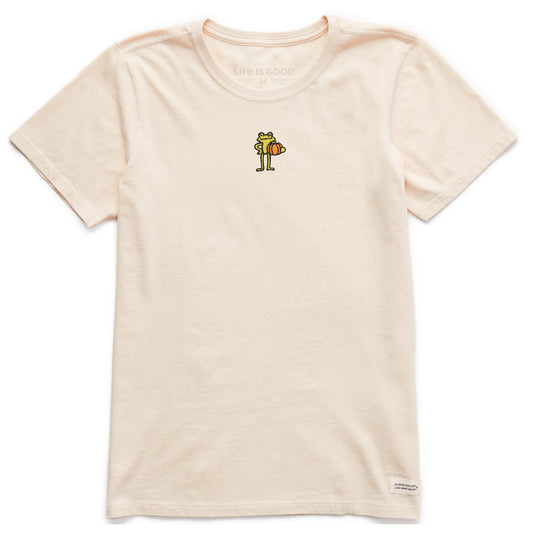 Women's Pumpkin Frog Short Sleeve Crusher Tee