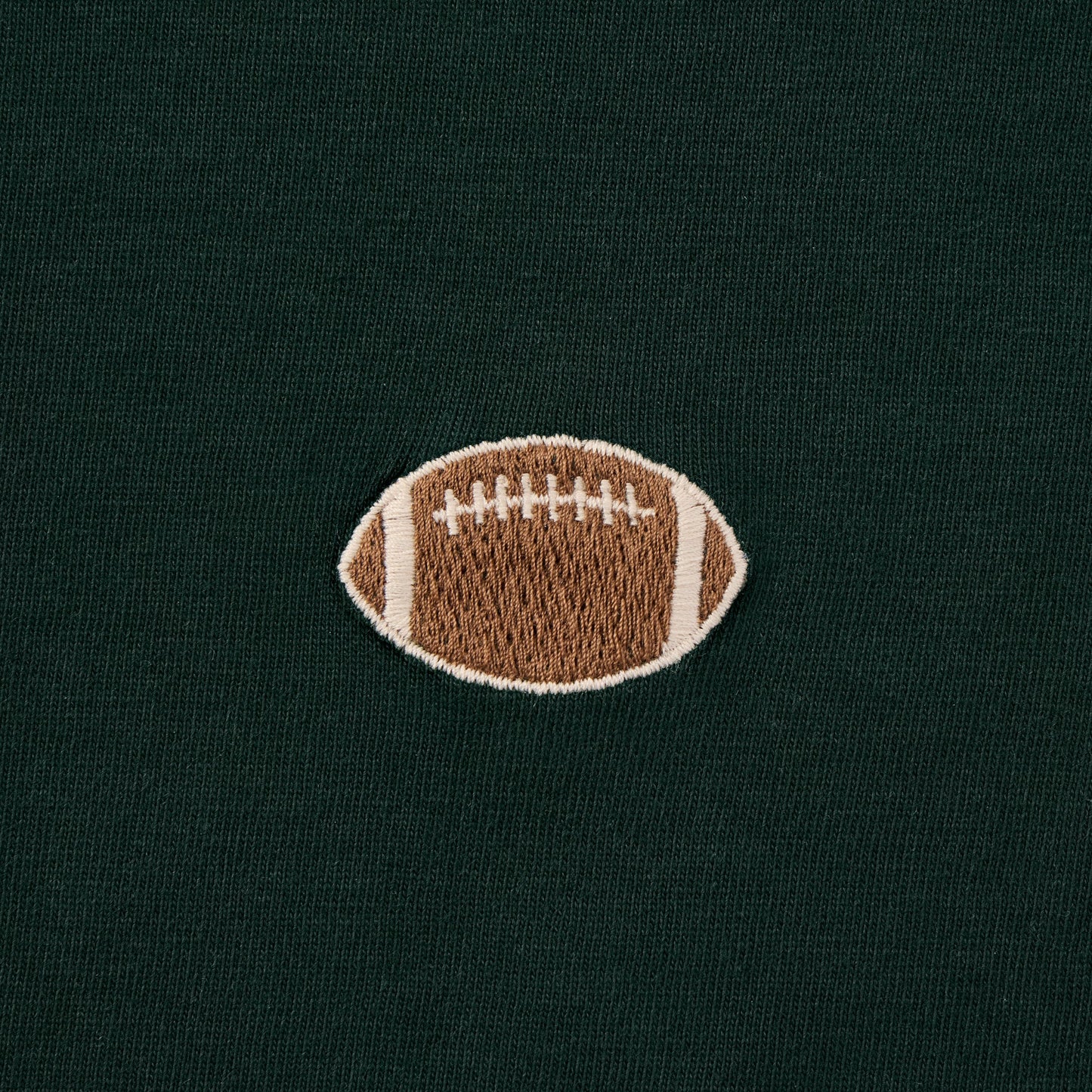 Women's Football Embroidery Short Sleeve Crusher Tee