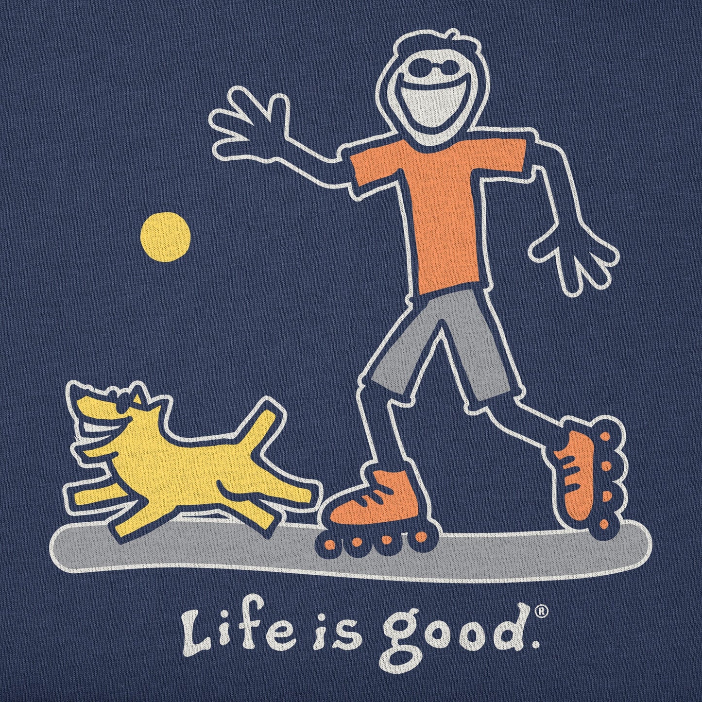 Men's Jake and Rocket Skating Short Sleeve Tee