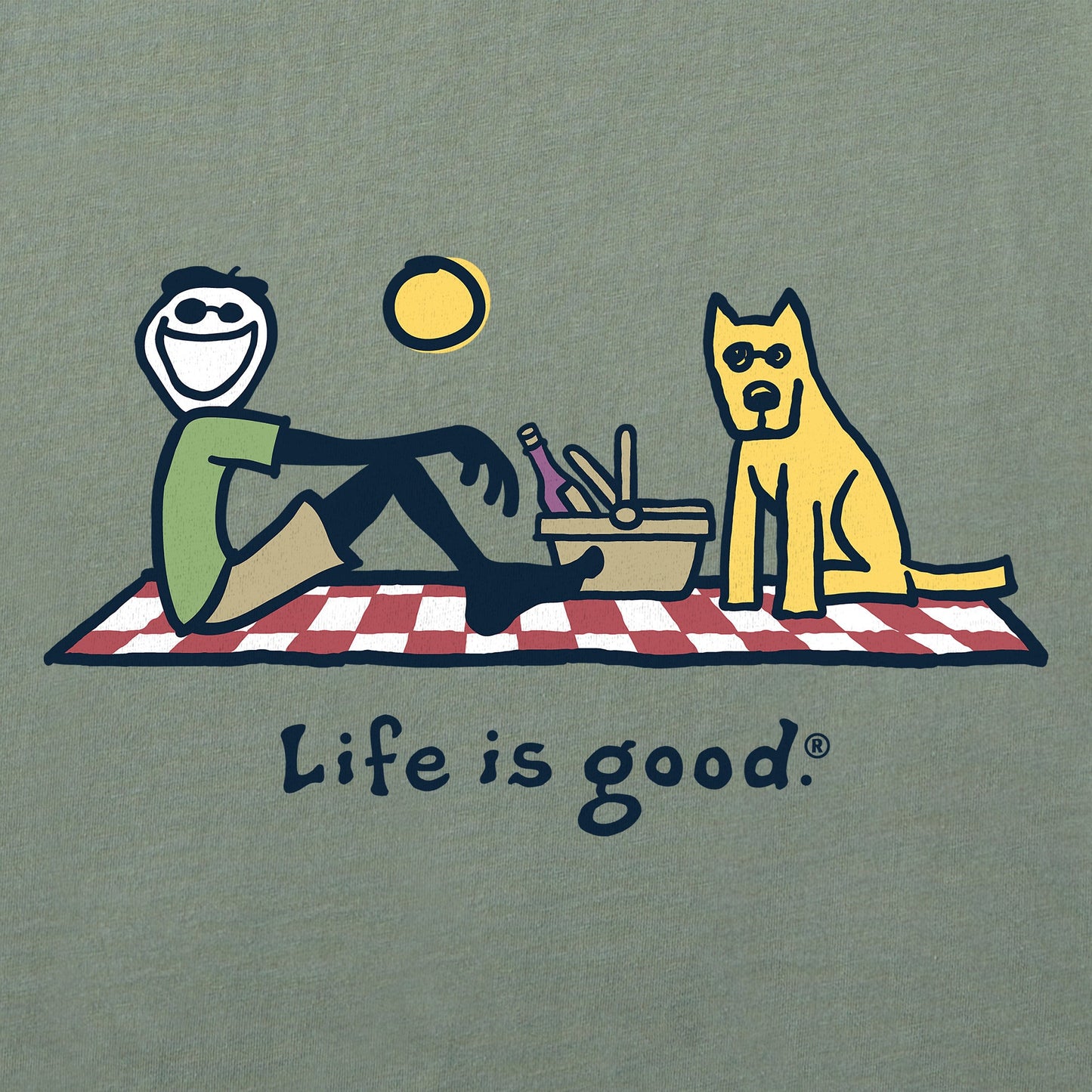 Men's Jake and Rocket Picnic Short Sleeve Tee