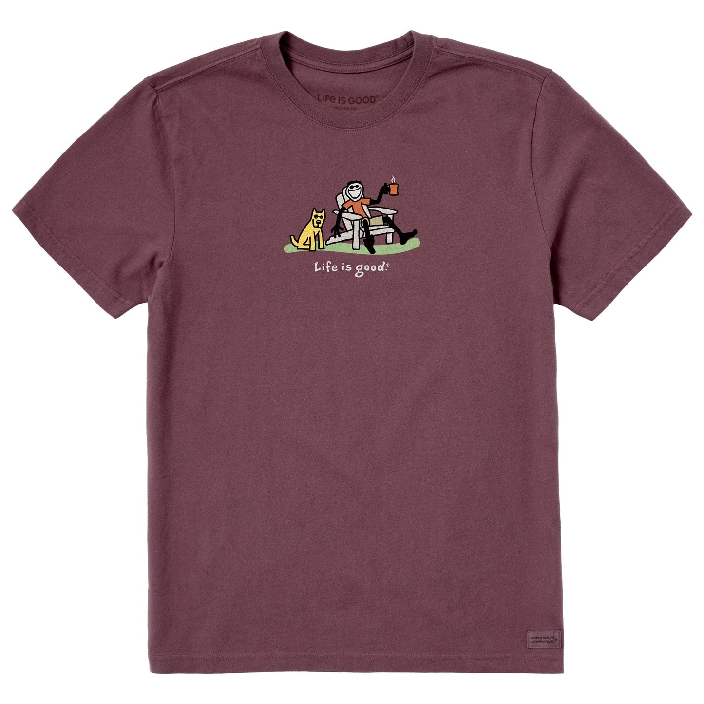 Men's Jake and Rocket Coffee Short Sleeve Crusher Tee