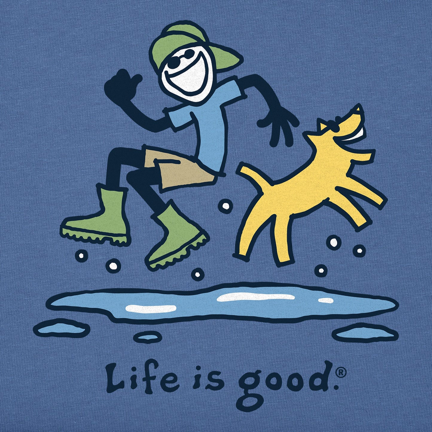 Men's Jake and Rocket Puddle Short Sleeve Tee