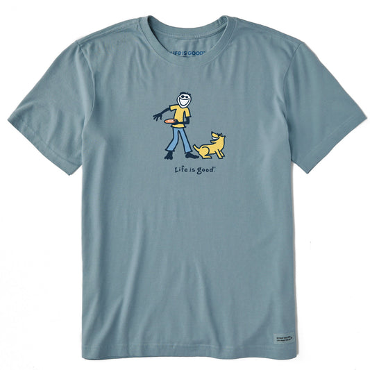 Men's Jake and Rocket Frisbee Short Sleeve Crusher Tee