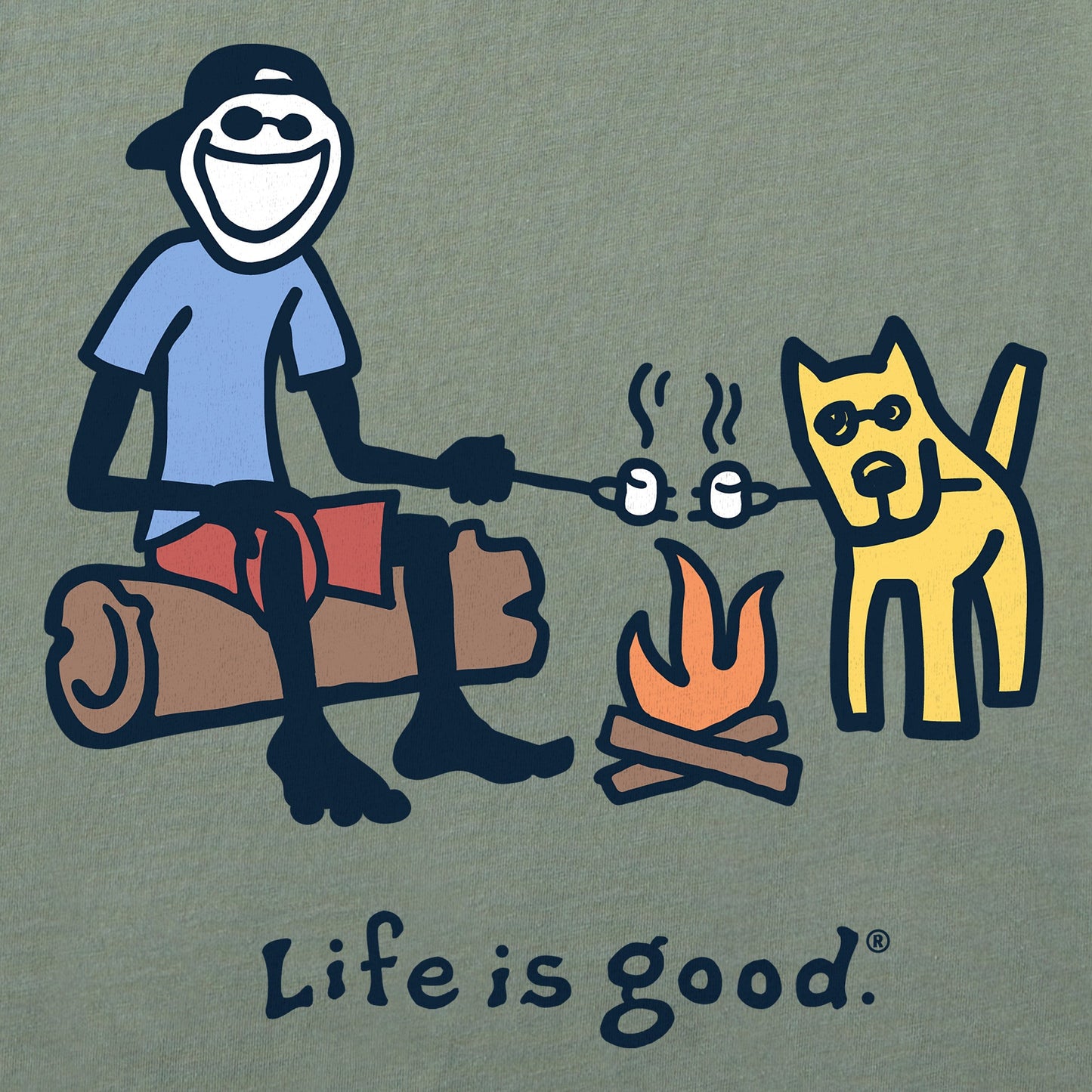 Men's Jake and Rocket Smores Short Sleeve Tee