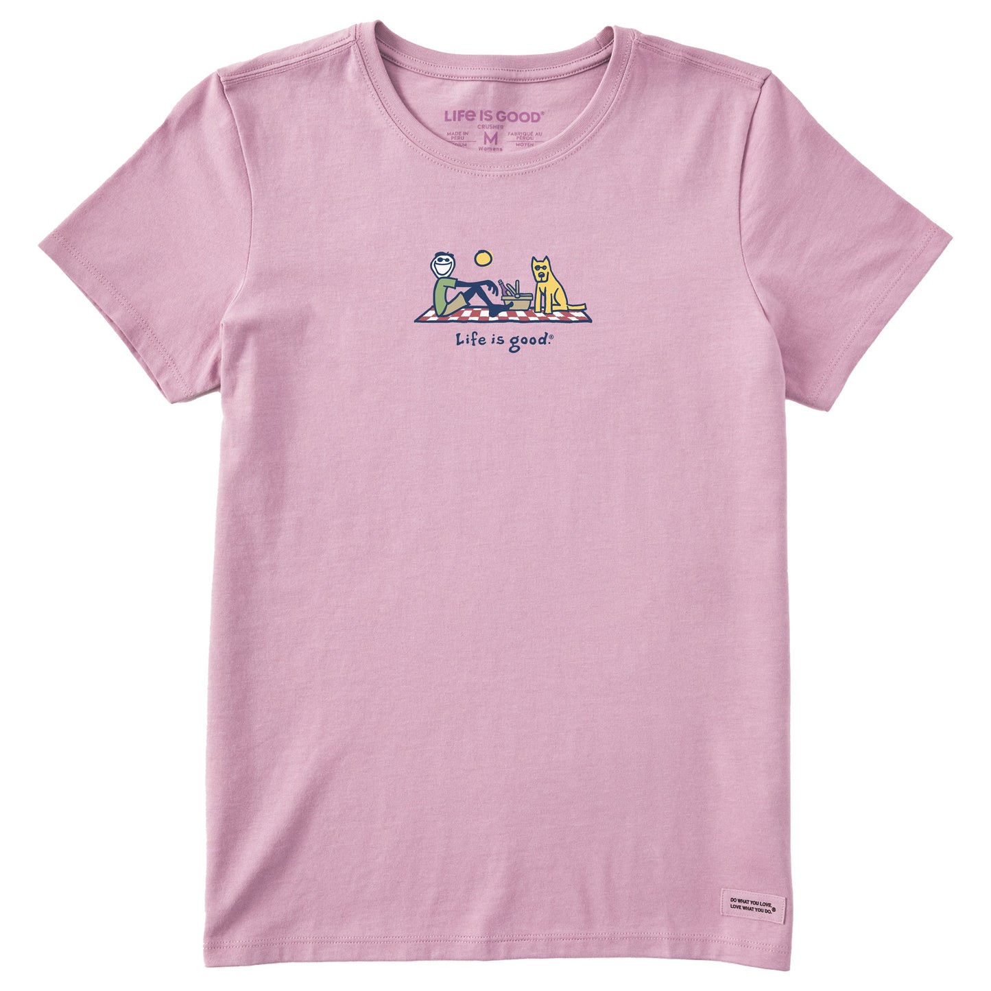 Women's Jake and Rocket Picnic Short Sleeve Crusher Tee