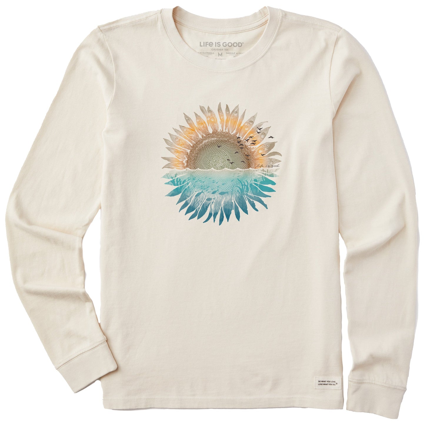 Women's Under Sunflower Long Sleeve Crusher Tee