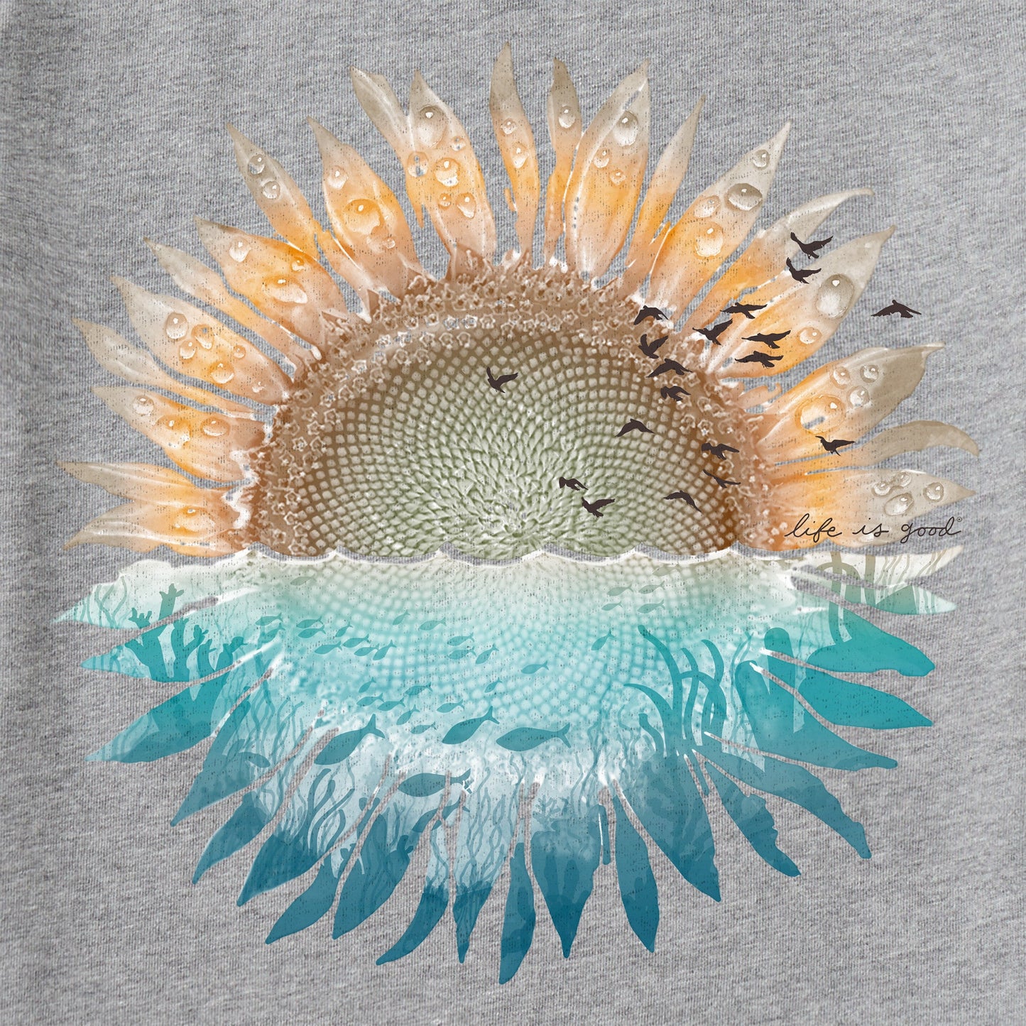 Women's Under Sunflower Short Sleeve Crusher Vee