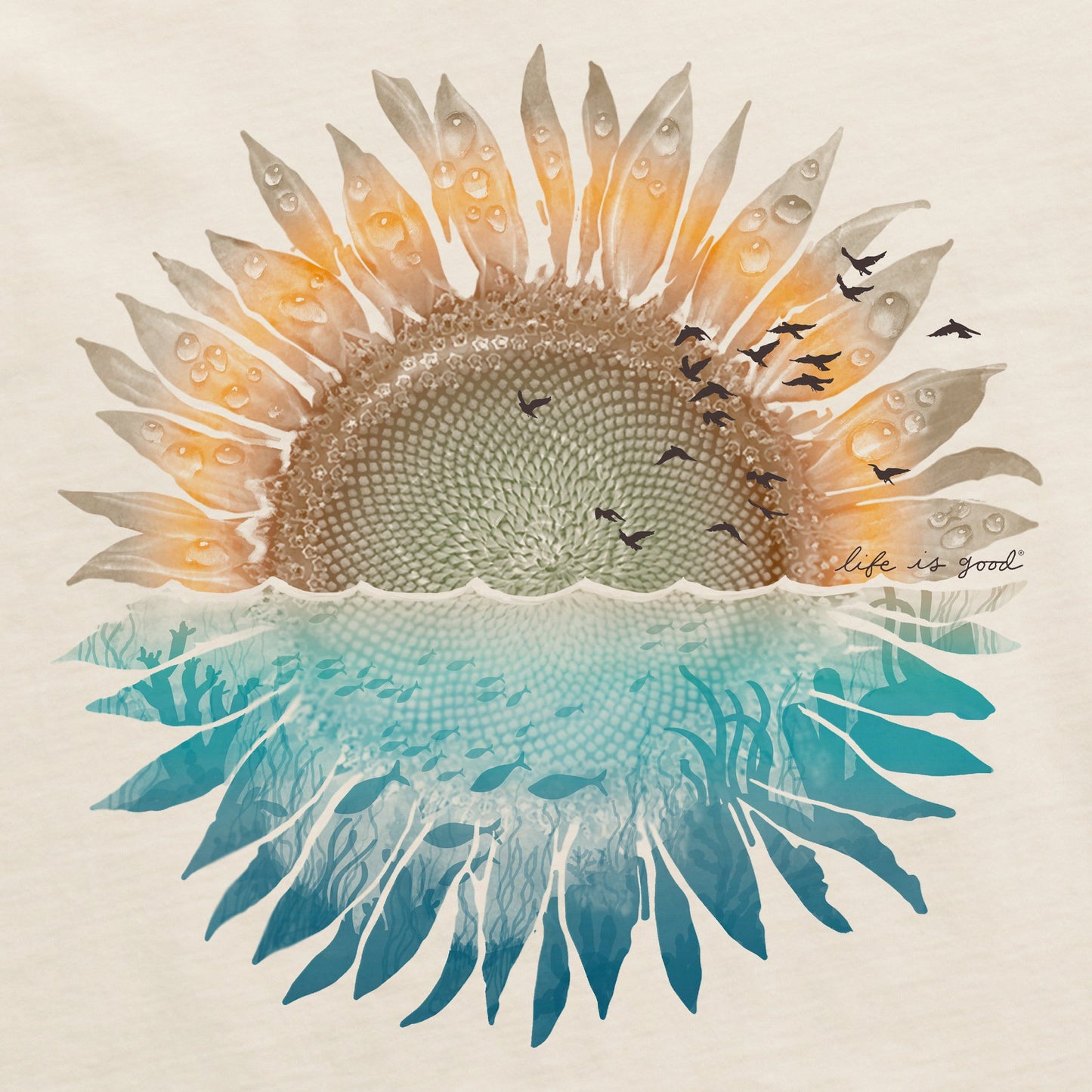 Women's Under Sunflower Short Sleeve Crusher Tee