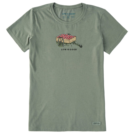 Women's Apple Wagon Short Sleeve Crusher Tee